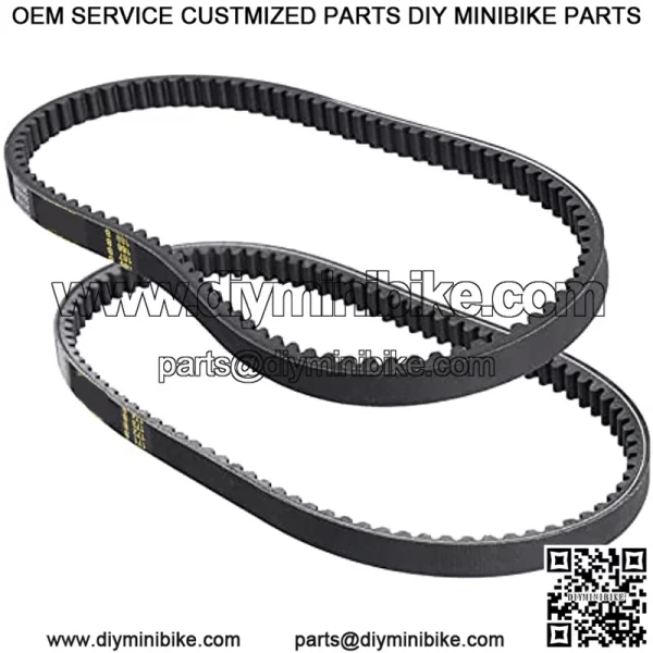 Pack of 2 Go Kart 37X98 Drive Belt Fit for Comet Torque Converter 203597 Replaces 10042 - Image 4