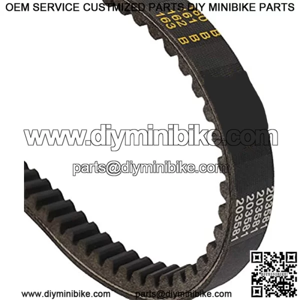 Go Cart Drive Belt for 20 Series GO Kart Comet 203581 203581A 203581B 203581C - Image 3