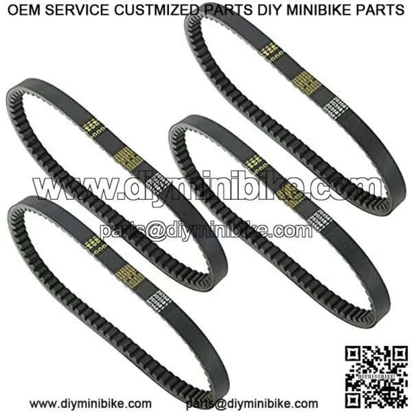 4PCS 20 Series Go Kart Torque Converter Belt for Comet 03581 203581A 203581B 203581C