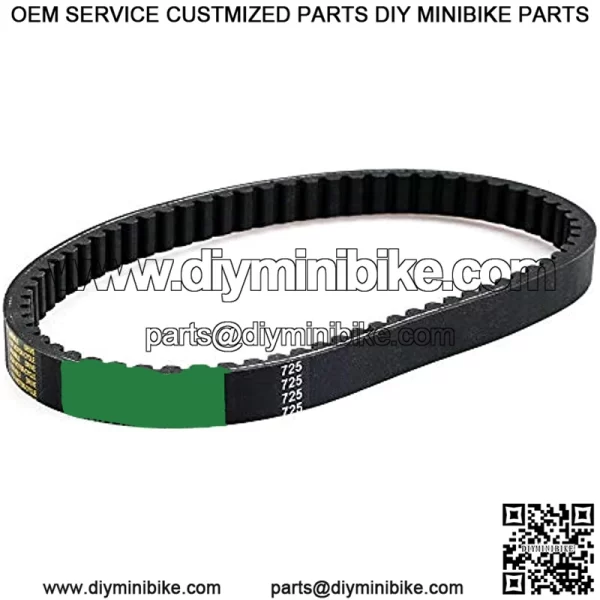 3pc Drive Belt Hammerhead 80T Mid XRX Mud Head Go Kart 6.5HP Engine 9.110.018-9.100.018-725 - Image 4