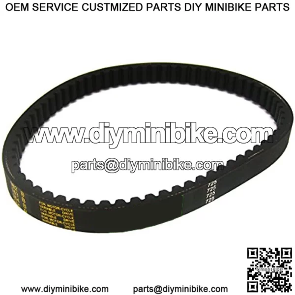 Transmission Belt for Go Kart MID XRX Hammerhead 80T 9.100.018-725