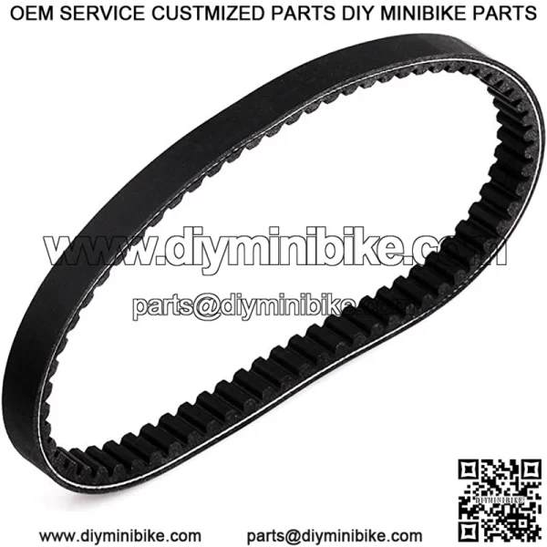 Pack of 2 Drive Belt Clutch Compatible for Hammerhead 80T Mid XRX Mud Head Go Kart 6.5HP Engine 9.110.018-9.100.018-725 9110018 9100018725 Go-Karts 725 Go Kart