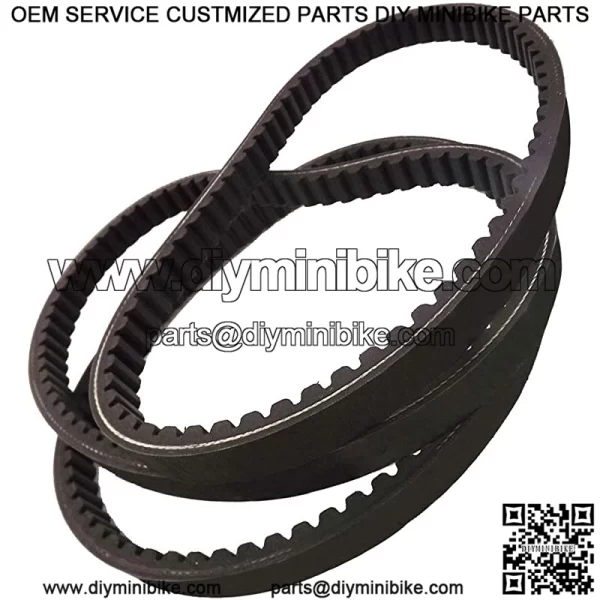 3 Drive Belts 725 Replacement for Go Kart 30 Series Torque Converter 9.100.018-725