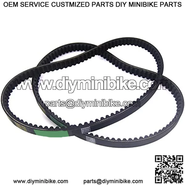 2 Go Kart 37X98 Drive Belt for Comet Torque Converter 203597 Replaces 10042 - Image 3