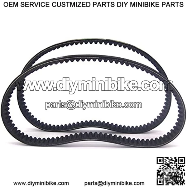 2 Go Kart 37X98 Drive Belt for Comet Torque Converter 203597 Replaces 10042 - Image 4