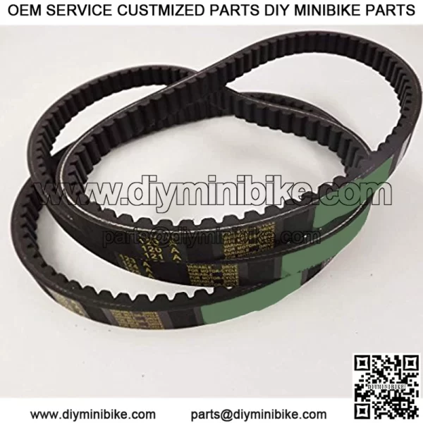 Performance Set of 3 for Go Kart Drive Belt 725 For 30 Series Torque Converter Belts - Image 4