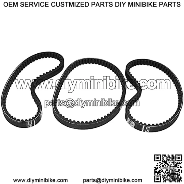 3PCS Go Kart Drive Belts 725 Replacement for 30 Series Torque Converter - Image 2