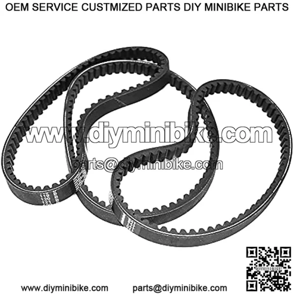 3PCS Go Kart Drive Belts 725 Replacement for 30 Series Torque Converter - Image 3