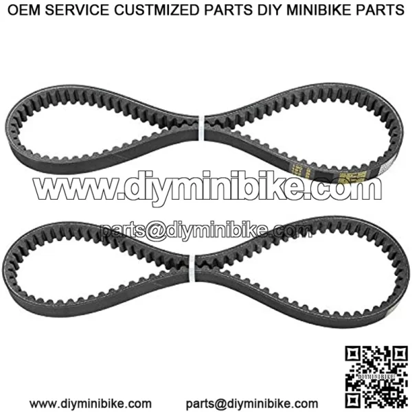 2 pcs Go Kart 37x98 Drive Belt Replaces for Comet Torque Converter 203597 203597A 10042 Go Kart Torque Converter Belt - Image 2