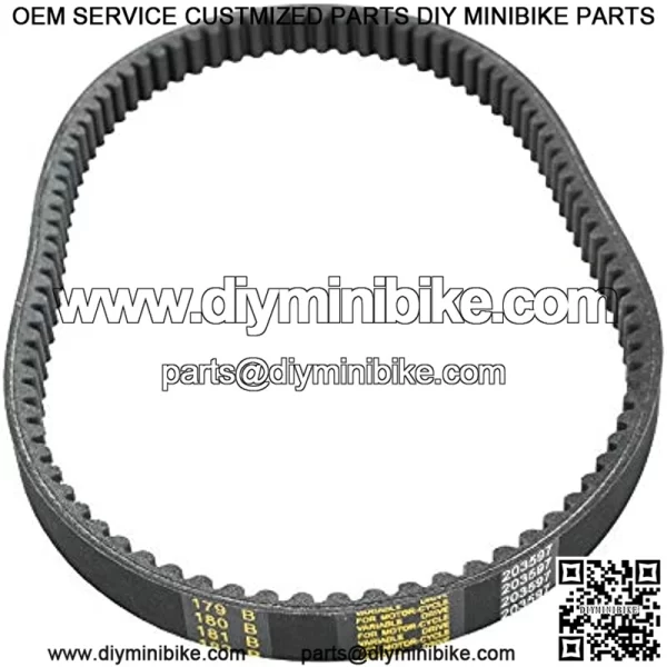 2 pcs Go Kart 37x98 Drive Belt Replaces for Comet Torque Converter 203597 203597A 10042 Go Kart Torque Converter Belt - Image 3