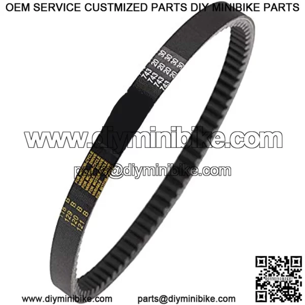 CVT Drive Belt Compatible with GY6 125cc 150cc 52QMI 157QMJ Short Case Engine Scooter Moped ATV Go Kart 743 20 30 (Pack of 1)