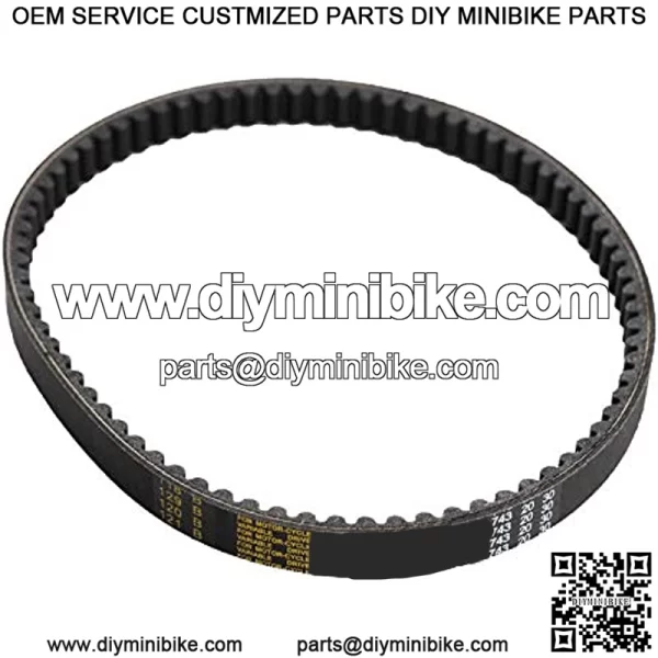 CVT Drive Belt Compatible with GY6 125cc 150cc 52QMI 157QMJ Short Case Engine Scooter Moped ATV Go Kart 743 20 30 (Pack of 1) - Image 2