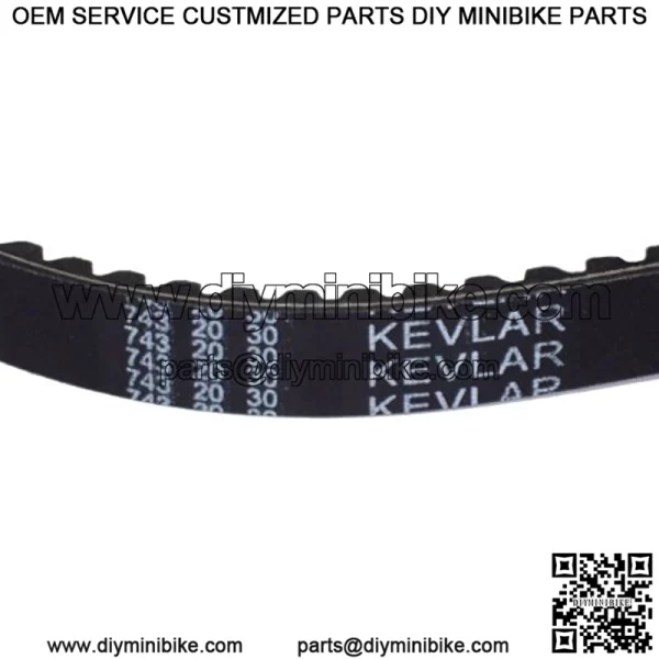 V-Belt CVT Drive Belt Kevlar Reinforced 743 20 30, Compatible with GY6 125cc 150cc Motorcycle Scooter ATV