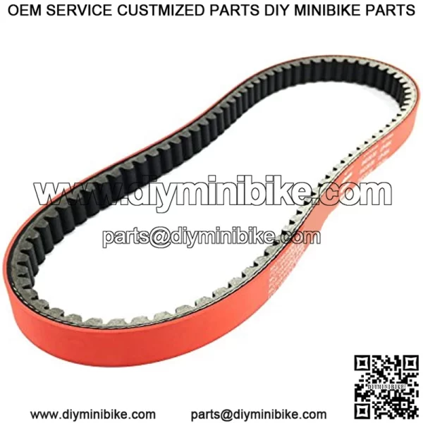 HIGH PREFORMANCE RACING DLH DRIVE BELT RED > SIZE 842-20-30 < GY6 2 & 4-STROKE 125-150CC/ 152QMI-157 QMJ SCOOTER MOPED TAOTAO PEACE VESPA JONWAY VIP BENZHOU ROKETA ZNEN BMS BAJA SUNL KAZUMA TANK - Image 3