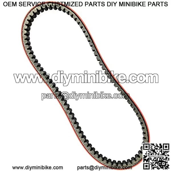 HIGH PREFORMANCE RACING DLH DRIVE BELT RED > SIZE 842-20-30 < GY6 2 & 4-STROKE 125-150CC/ 152QMI-157 QMJ SCOOTER MOPED TAOTAO PEACE VESPA JONWAY VIP BENZHOU ROKETA ZNEN BMS BAJA SUNL KAZUMA TANK - Image 4