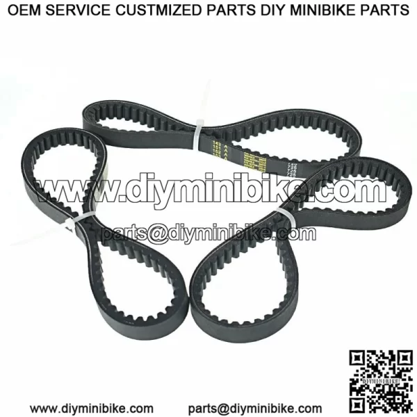 Go Kart Drive Belt 725 for 30 Series torque converter- 3pc SET (3 belts)