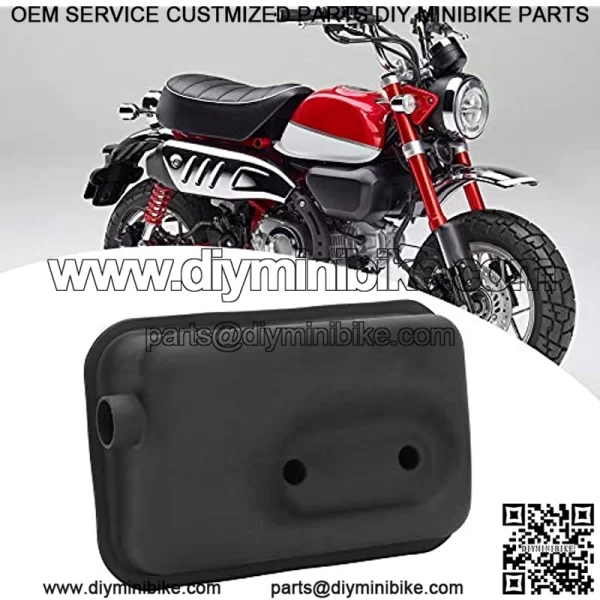 Exhaust Muffler, Exhaust Pipe Silencer for 43cc 47cc 49cc Mini PIT Pocket Chopper Quad Dirt Scooter Bike ATV - Image 4