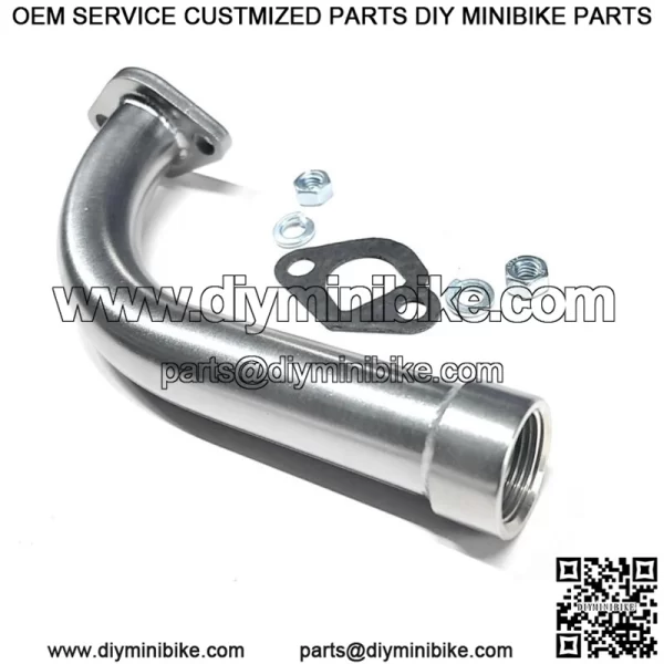 Exhaust Pipe For Predator 212cc Honda GX160 GX200 Go Kart Mini Bikes