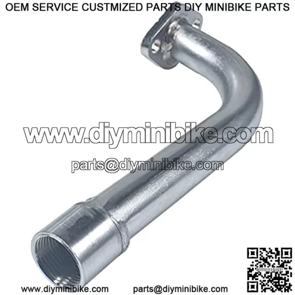 Exhaust With Muffler For: Predator 196cc,212cc, GX160, GX200 - Image 2