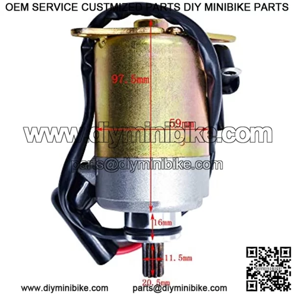 Starter Motor for GY6 125CC 150CC ATV Scooter Moped ATV Go Karts Quad 4 Wheelers Baja - Image 3