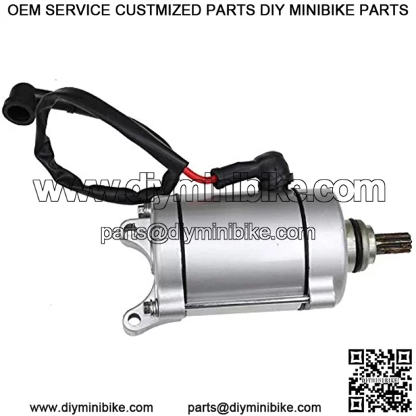 12V 9T Starter Motor for Scooter Moped ATV Buggy Go Kart Bike - Image 3