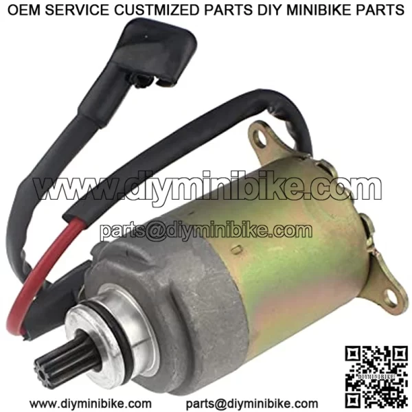 GY6 125cc 150cc Starter Motor Fits 152QMI 157QMJ Engine ATV Scooter Moped Go Kart Dirt Bike Taotao Baja SUNL Tank Roketa Jonway