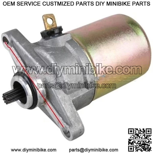 GY6 QMB139 50CC 50 STARTER MOTOR 12V SCOOTER MOPED ROKETA TAOTAO SUNL JONWAY