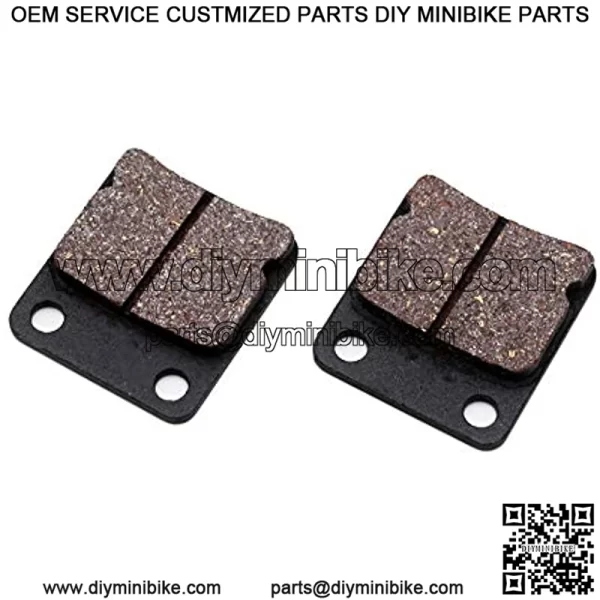 Rear Disc Brake Shoes Pads, PRO BAT, ATV Go Kart Disc Brake Pad shoes fit ATV Quad Dirt Pit Bike Go Kart Buggy 50cc 70cc 110cc, Black