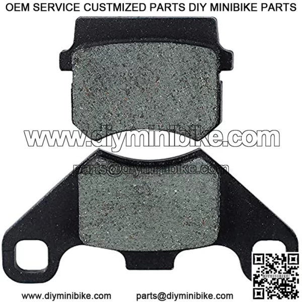 Cyleto Brake Pads for 50cc 70CC 90 cc 110 cc 125cc Tank Kandi Kinroad BV Powersports DongFang ATVs Go karts Quad 4 Wheeler