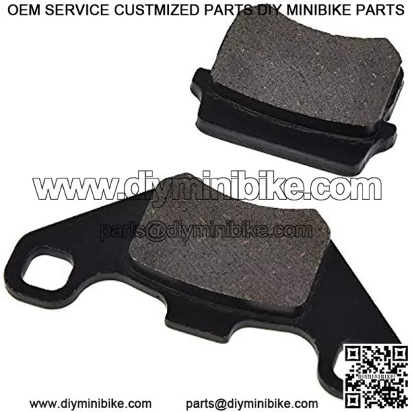 Rear Brake Pads Replacement for 50cc 70cc 90cc 110cc 125cc ATV Go Kart Quad Bikes Dune Buggy 4 Wheeler Kazuma Meerkat 50 90 Dingo 70 Falcon 90 110 49cc 70cc 90cc ATV