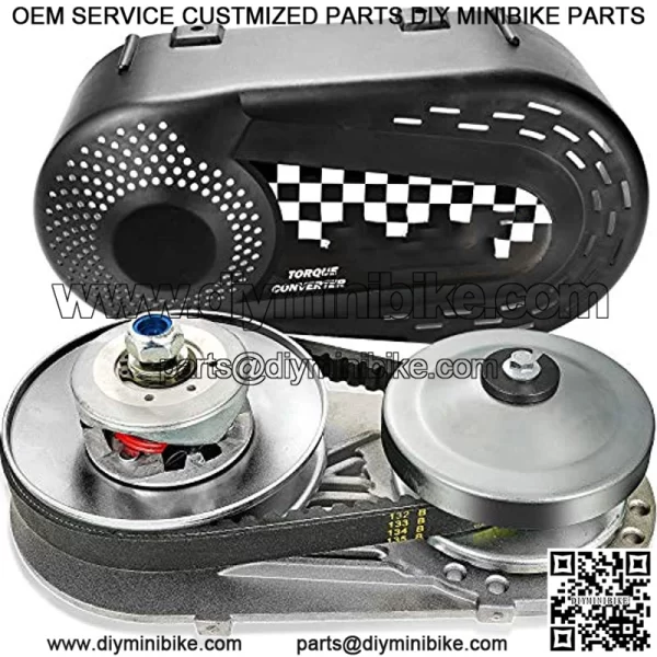 Go Kart Torque Converter for Predator 212 Clutch Set, Replaces Comet TAV2 3/4 Inch 30-75, Manco, 10t 40 or 41 Chain, 3/4" 218353A, (0.75" 10T 40/41)-Upgrade