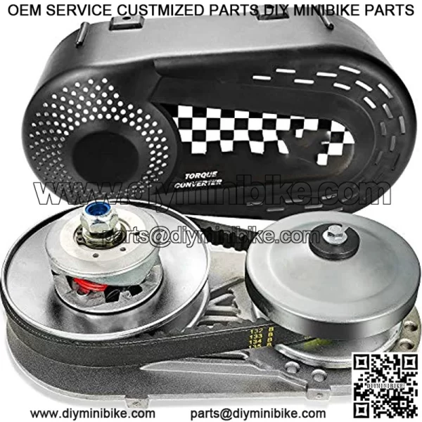 Torque Converter Go Kart Clutch Set 3/4" 10T 40/41 and 12T 35 Chain for Manco Comet TAV2 (30 Series)