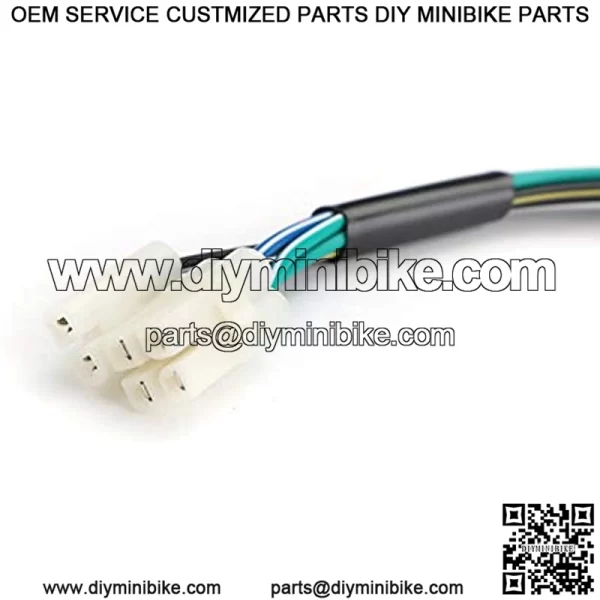 CDI CABLE WIRE HARNESS PLUG GY6 4 STROKE 50CC 150CC SCOOTER MOPED ATV GO KART