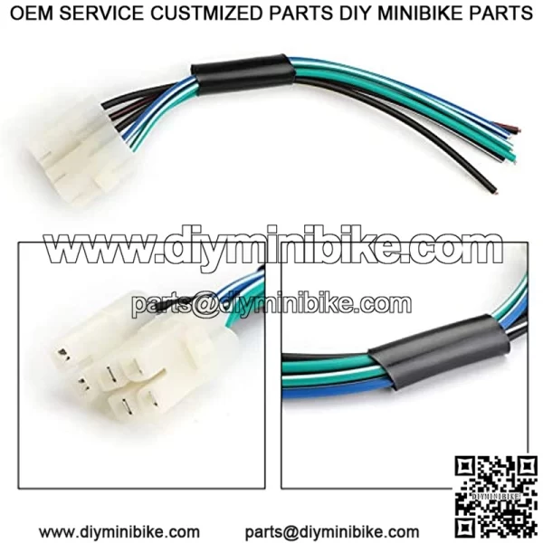 CDI CABLE WIRE HARNESS PLUG GY6 4 STROKE 50CC 150CC SCOOTER MOPED ATV GO KART - Image 3