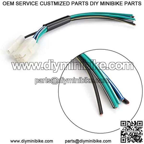 CDI CABLE WIRE HARNESS PLUG GY6 4 STROKE 50CC 150CC SCOOTER MOPED ATV GO KART - Image 4