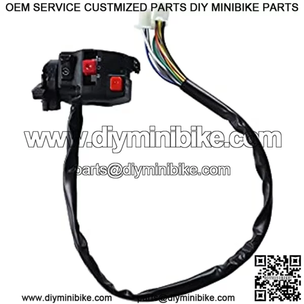 Complete Electrics Wiring Harness Coil Ignition Switch CDI Solenoid Relay Spark Plug for 4 Stroke 150cc 200cc 250cc 300cc ATV Quad Dirt Bike - Image 4