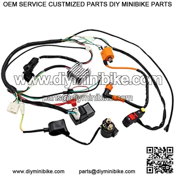 Full Electrics Wiring Harness Performance Coil CDI 150 200 250cc ATV Quad Bike Buggy Go Kart - Image 3