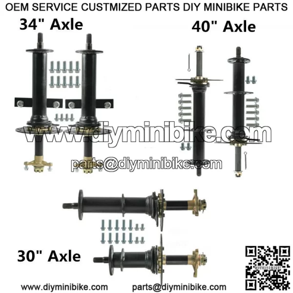 Go kart Differential Rear Axle Assembly Kit for Electric Trike Quad ATV Scooter