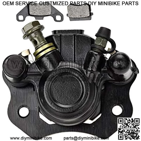 Chinese ATV Rear Brake Caliper for Coolster Taotao Kazuma Roketa Sunl Baja Kinroad 50cc 70cc 90cc 110cc 125cc 150cc 200cc Four Wheeler Trailmaster XRX 150 250 GT Tomberlin Crossfire