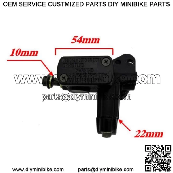 Cilindro Maestro de FHidr  ulico Derecho para Dirt Bike 125cc  Quad Se Adapta a Manillar de 2  Cilindro maestro de fderecho - Image 3