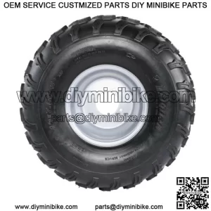 19x7/8 rubber tire with 8 rim universal atv utv replacement tire