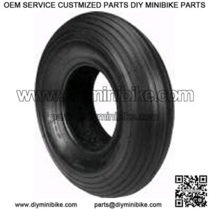 400 x 6 Carlisle Ribbed Wheelbarrow Tire - 2 Ply