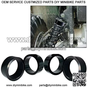 2.5" Rise Suspension Lift Spacer Kit For CAN AM Outlander 650 800 ATV (Black)