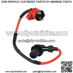 High Output Racing Performance Ignition Coil for 150cc 4-Stroke GY6 Go-Kart & Scooter Engines