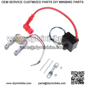Kit de Bobina CDI de Encendido Magneto para  de 2 Tiempos 49CC-80CC  Dirt Bike Go Kart  Bobina magntica de bobina de encendido CDI