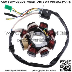 1 Pedazo Bobina de Encendido Magneto Fcil Instalar para ciclomotor Go Kart   Bobina de Estator Magneto