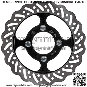 220mm Rear Brake Disc Rotor for 150cc-350cc Dirt Pit Bike UTV ATV Go Kart