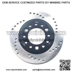 180mm inner hole 58mm 3 hole black silver disc brake rotor