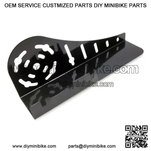 Black Spray Plastic Mini Bike Chain Cover