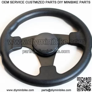 300mm steering wheel (black)